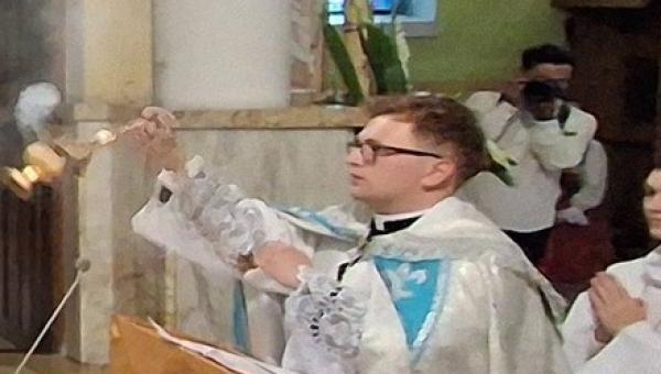 Nabożeństwo majowe pod przewodnictwem ks. Arkadiusza
